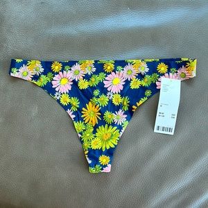 NWT Urban Outfitters Flower Thong Panties